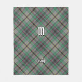 Clan Craig Tartan Fleece Blanket Deken (Voorkant)
