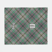 Clan Craig Tartan Fleece Blanket Deken (Voorkant (Horizontaal))