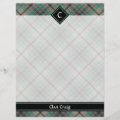 Clan Craig Tartan Flyer (Achterkant)