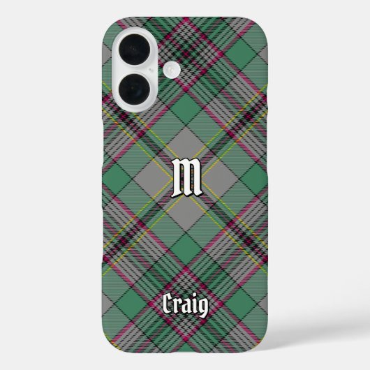 Clan Craig Tartan Hoesje-Mate iPhone Case (Achterkant)