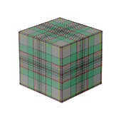 Clan Craig Tartan House Blessing Kubus (Achter hoekig)