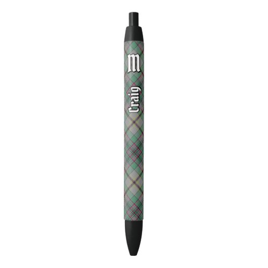 Clan Craig Tartan Ink Pen (Voorkant Verticaal)