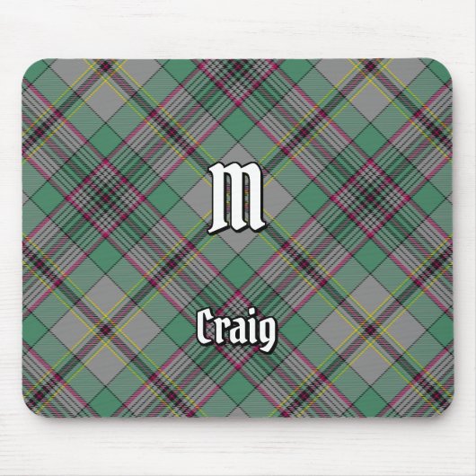 Clan Craig Tartan Muismat (Voorkant)