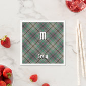 Clan Craig Tartan Napkins Servet (Insitu)