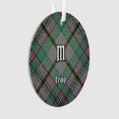 Clan Craig Tartan Ornament (voorkant)