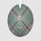 Clan Craig Tartan Ornament (voorkant)