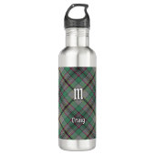 Clan Craig Tartan Roestvrij stalen flesje Waterfles (Voorkant)