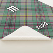Clan Craig Tartan Sherpa Blanket Deken (3/4)