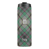 Clan Craig Tartan Thermal Tumbler Thermosbeker (Voorkant)