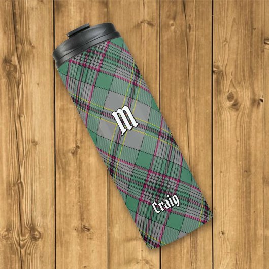 Clan Craig Tartan Thermal Tumbler Thermosbeker