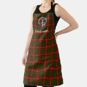 Clan Crawford Crest Badge & Tartan Schort (Insitu)