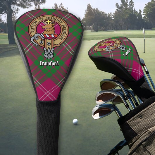 Clan Crawford Crest Golf Head Hoesje Golfheadcover
