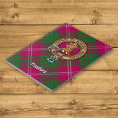 Clan Crawford Crest over Tartan Notitieboek