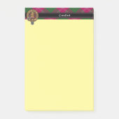 Clan Crawford Crest Post-it Notes (Voorkant)