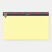 Clan Crawford Crest Post-it Notes (Voorkant)