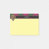 Clan Crawford Crest Post-it Notes (Voorkant)