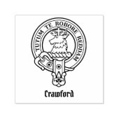 Clan Crawford Crest Self-Inking Stamp Zelfinktende Stempel (Design)