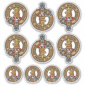 Clan Crawford Crest Sticker Set (Voorkant)