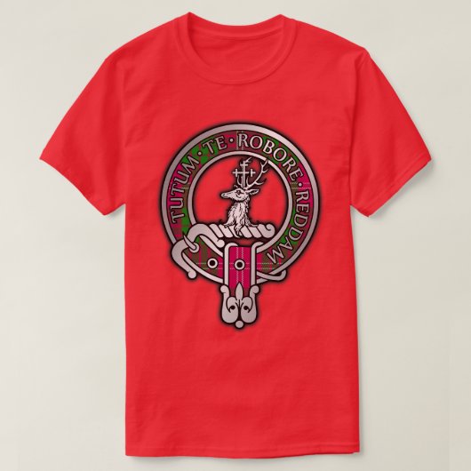 Clan Crawford Crest Tartan T-shirt (Design voorkant)
