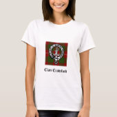 Clan Crawford Crest Tartan T-shirt (Voorkant)