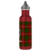 Clan Crawford Crest Tartan Waterfles (Rechts)