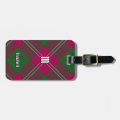 Clan Crawford Tartan Bagagelabel (Voorkant horizontaal)