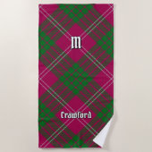 Clan Crawford Tartan Beach Towel Strandlaken (Voorkant)