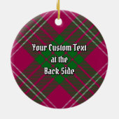 Clan Crawford Tartan Ceramic Ornament (Achterkant)