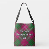 Clan Crawford Tartan Crossbody Tas (Achterkant)