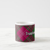 Clan Crawford Tartan Espresso Cup Kop (Voorkant)