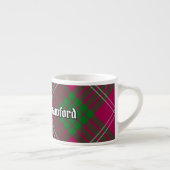 Clan Crawford Tartan Espresso Cup Kop (Rechts)