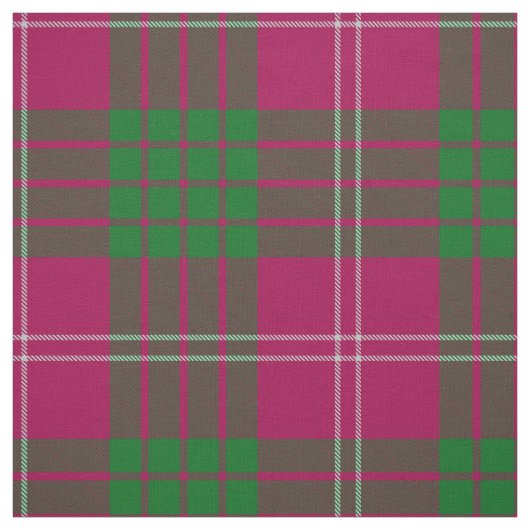 Clan Crawford Tartan Fabric Stof (Swatch)