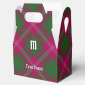 Clan Crawford Tartan Favor Box Bedankdoosjes (Geopend)