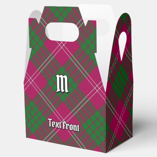 Clan Crawford Tartan Favor Box Bedankdoosjes (Geopend)