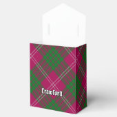 Clan Crawford Tartan Favor Box Bedankdoosjes (Geopend)