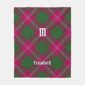 Clan Crawford Tartan Fleece Blanket Deken (Voorkant)