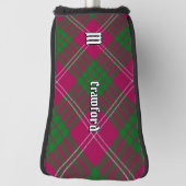 Clan Crawford Tartan Golf Head Hoesje Golfheadcover (Draai 90)