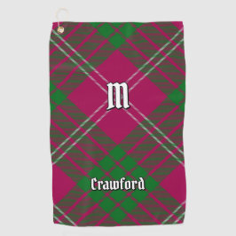 Clan Crawford Tartan Golf Towel Golfhanddoek