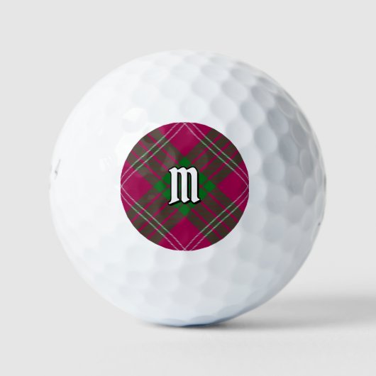 Clan Crawford Tartan Golfballen (Voorkant)