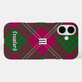 Clan Crawford Tartan Hoesje-Mate iPhone Case (Achterkant (horizontaal))