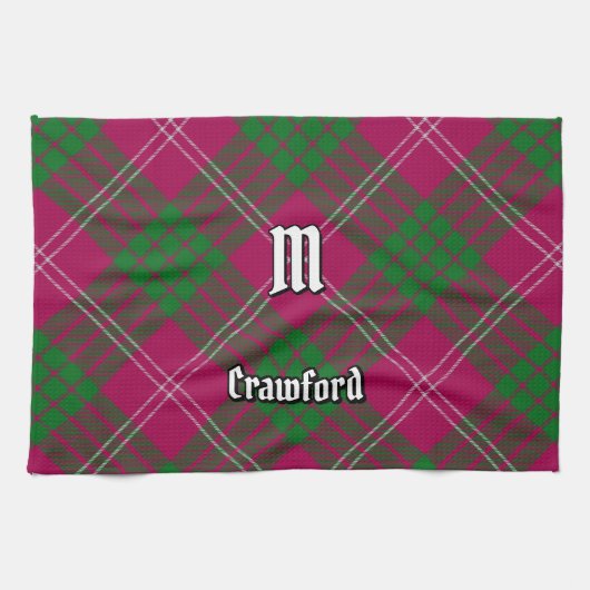 Clan Crawford Tartan Kitchen Towel Theedoek (Horizontaal)