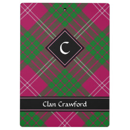 Clan Crawford Tartan Klembord