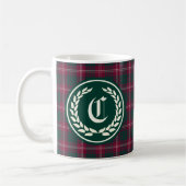 Clan Crawford Tartan Monogram Koffiemok (Links)