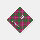 Clan Crawford Tartan Napkins Servet (Hoek)