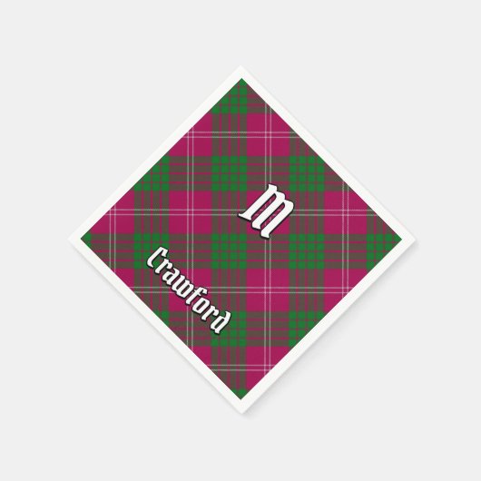 Clan Crawford Tartan Napkins Servet (Hoek)