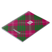 Clan Crawford Tartan Notitieboek (Linkerzijde)