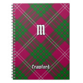 Clan Crawford Tartan Notitieboek (Voorkant)