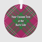 Clan Crawford Tartan Ornament (achterkant)