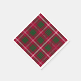 Clan Crawford Tartan Pset Servetten