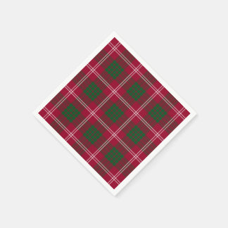 Clan Crawford Tartan Pset Servetten
